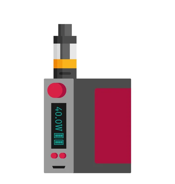 Vape illustratie op achtergrond — Stockvector