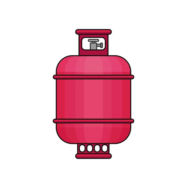 Icône réservoir de gaz — Image vectorielle
