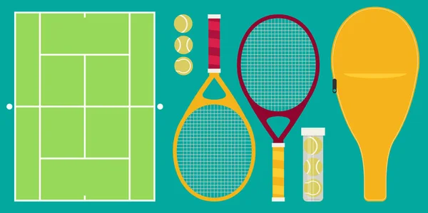 Tennis Illustration de maïs — Image vectorielle