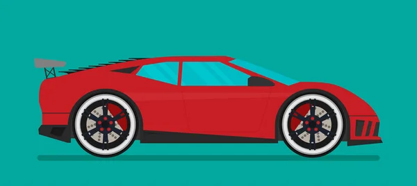 Flat racing car Stock Vector by ©Mix3r 153491110