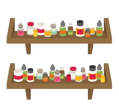 tıp uyuşturucu, ilaç, şişe seti