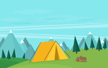  orman ile antika arka plan