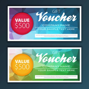 Hediye çeki şablonu