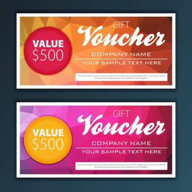 Hediye çeki şablonu