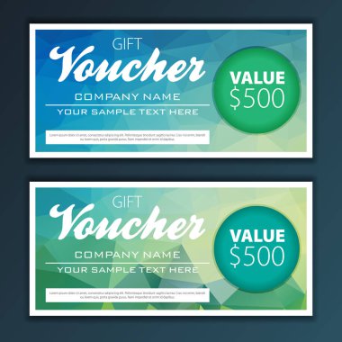 Hediye çeki şablonu