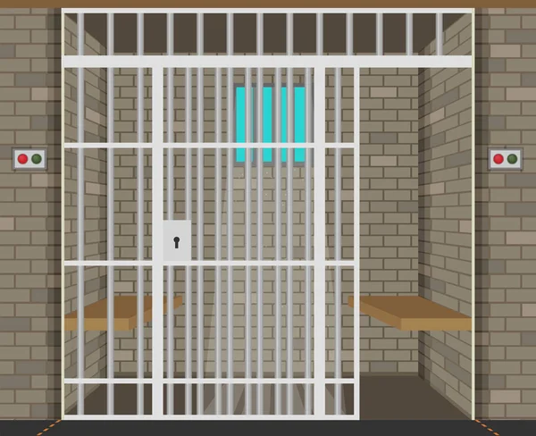 Scena z więzienia Pokój. — Wektor stockowy