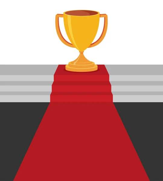 Gold winner cup — Stock Vector
