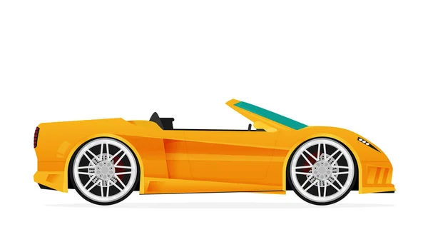 Flat racing car — Stock Vector