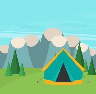  orman ile antika arka plan