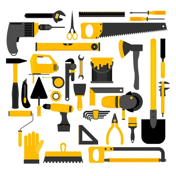 Working tools illustration — Stock Vector