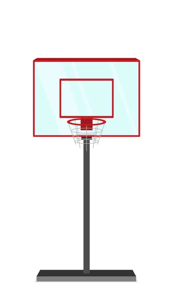 Flachen Stil Basketball Spiel. — Stockvektor
