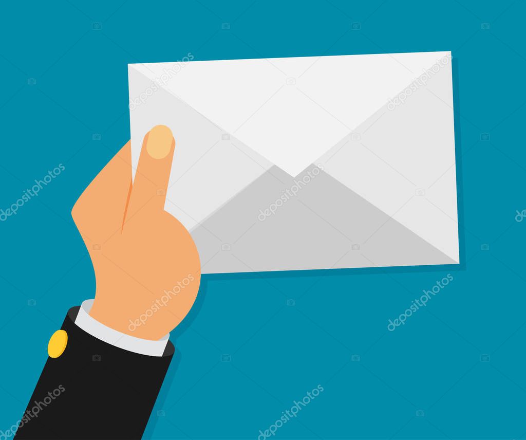 flat mail icon