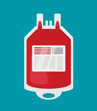 bira can düz stil ikonu. Vektör çizim