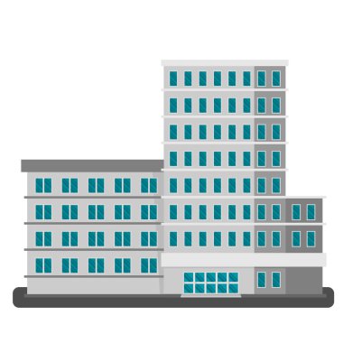 Bir şehir ofis binası 