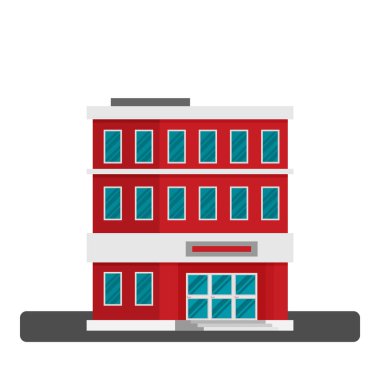 Bir şehir ofis binası 