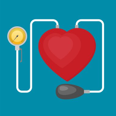 tonometer düz simgesi