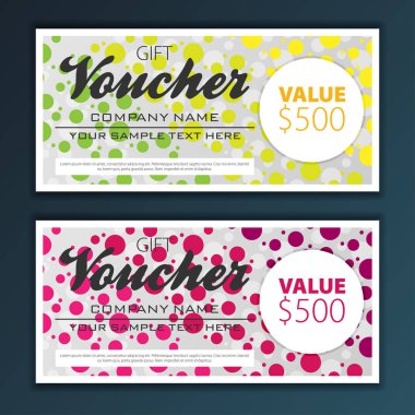 Hediye çeki şablonu