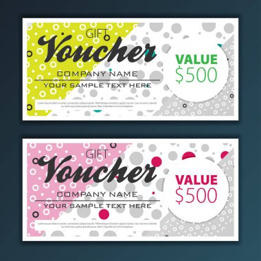 Hediye çeki şablonu