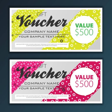 Hediye çeki şablonu