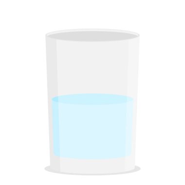 Düz cam su vektör görüntü