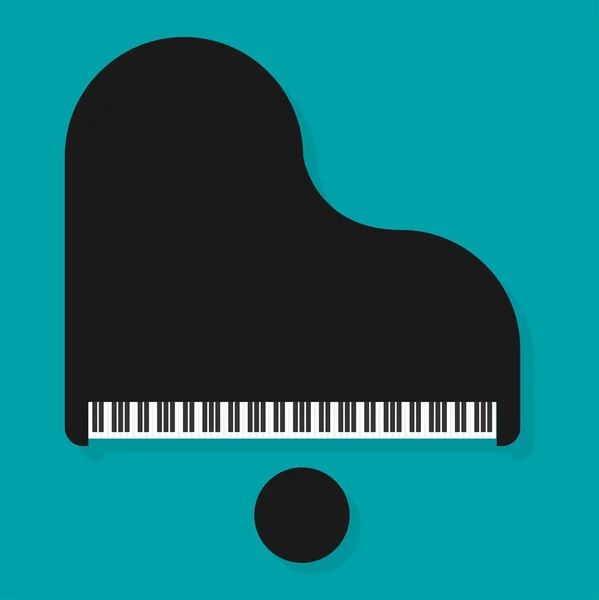 Εικονίδιο πιάνου — Διανυσματικό Αρχείο