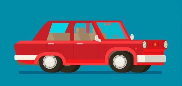 Imagen del coche viejo — Vector de stock