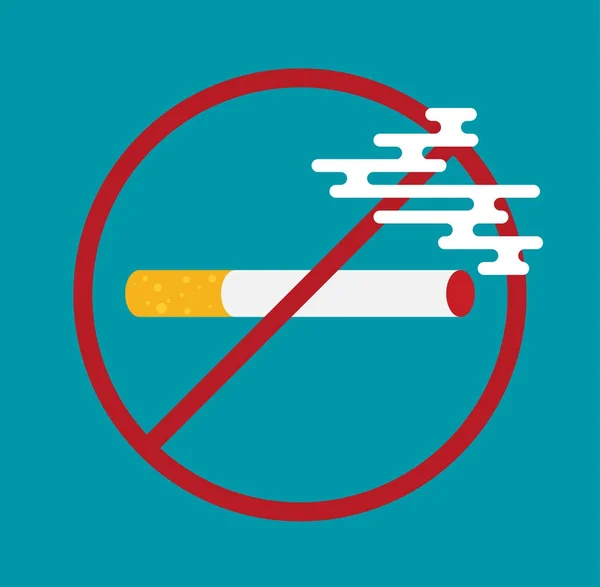 No smoking sign — Stock Vector