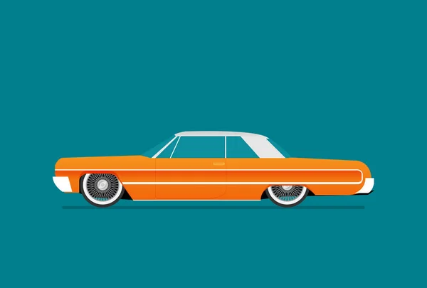 Ilustración isométrica del coche — Vector de stock