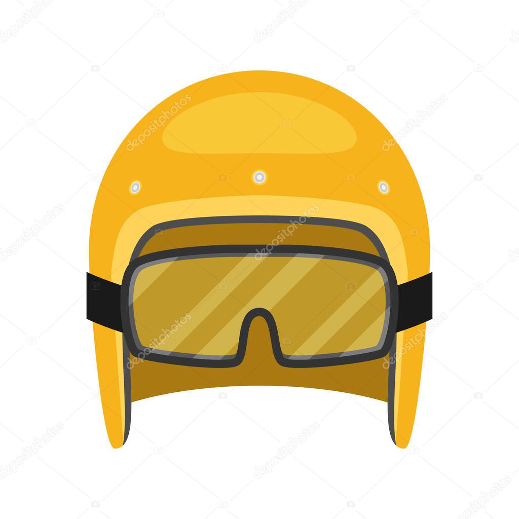 Color helmet vector, illustration