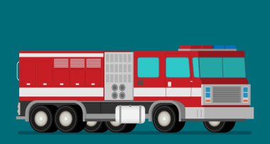 Kamyon kurtarma motoru ulaşım ateş. İtfaiye acil.