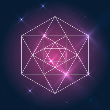 Retro dalga 80s stil geometrik arka plan.