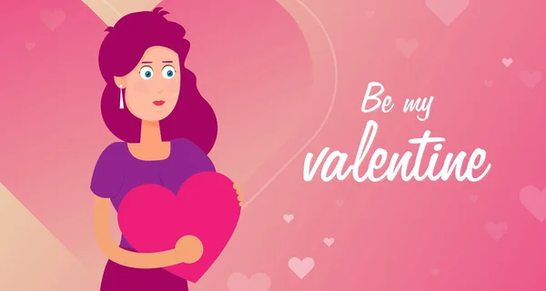 Valentines Kartu Hari Ilustrasi Vektor - Stok Vektor