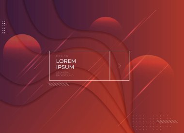 Düz vektör. Minimum geometrik arkaplan. Dinamik şekiller bileşimi.