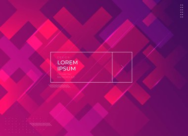 Düz vektör. Minimum geometrik arkaplan. Dinamik şekiller bileşimi.