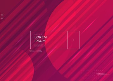 Düz vektör. Minimum geometrik arkaplan. Dinamik şekiller bileşimi.