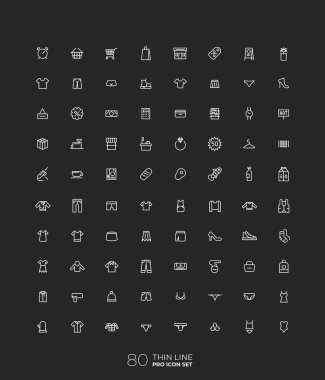 Çizgi sanatı basit simgesi ağ ve uygulama vektörü için ayarlandı