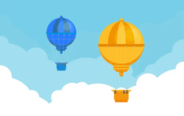 Platte Ballon Vector Illustratie — Stockvector