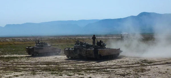 在阿富汗的装甲的车辆 — 图库照片