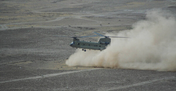 Helicopters in Afghanistan in 2017