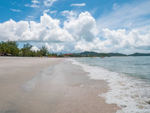 Güzel Cenang plaj sahil Langkawi, Malezya