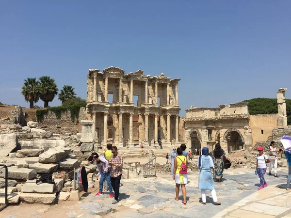 Éfeso Turquia Cidade Velha Julho 2017 — Fotografia de Stock