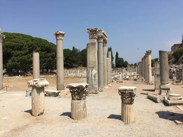 Oude stad van Ephesus Turkije — Stockfoto