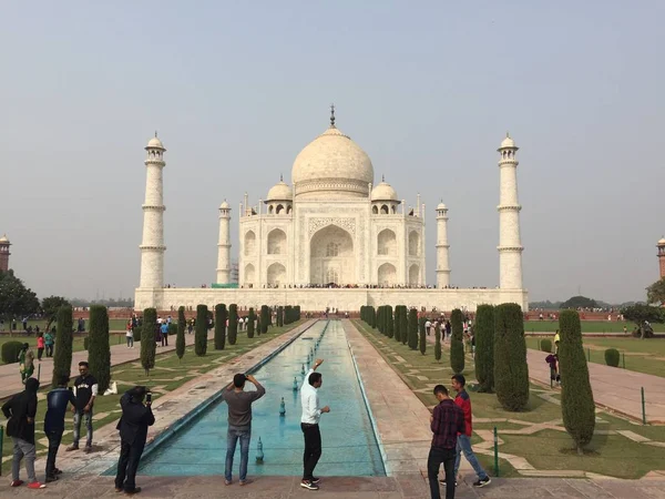 Taj Mahal Mausoleo Agra India Noviembre 2017 — Foto de Stock