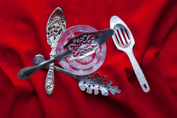 Absinthe kaşık Kupası ile