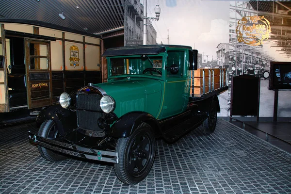叶卡捷琳堡 俄罗斯 2020年12月1日 20世纪复古汽车和摩托车博物馆 — 图库照片