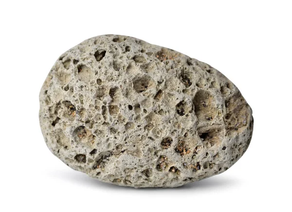 Guijarro de piedra volcánica natural piedra pómez gris — Foto de Stock
