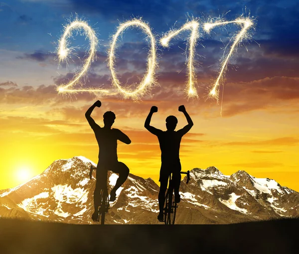 Fram till nyår 2017 — Stockfoto