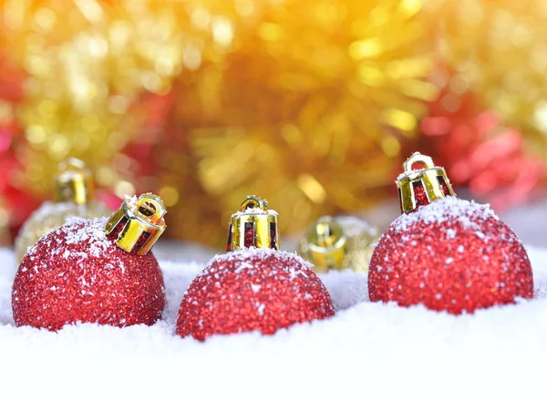 Red Christmas decorations — Stock Photo, Image