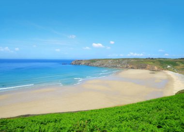 Atlas Okyanusu kıyılarında pointe du van - brittany