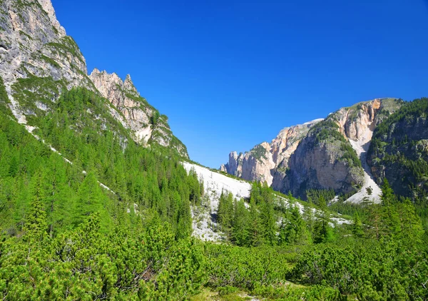 Fanes Nature Park - Italian Alps — Stock Photo, Image